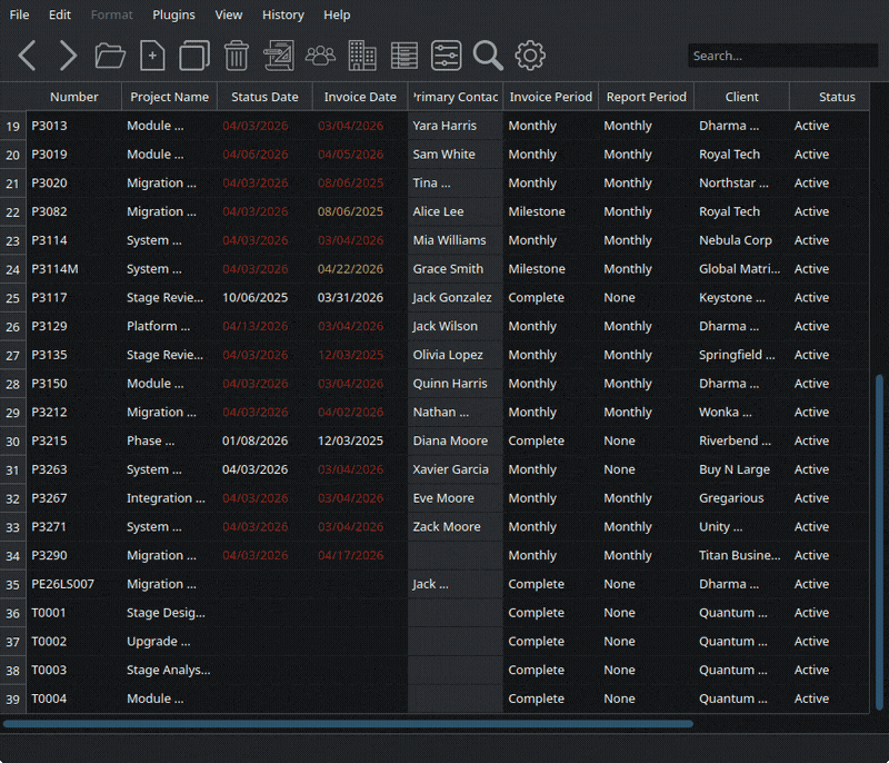 ProjectNotes demo